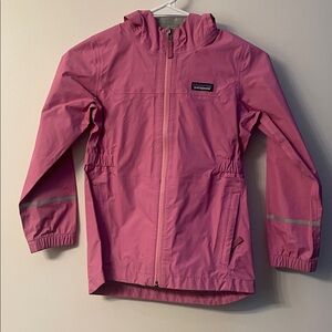 Patagonia Baby Girl Torrentshell 3L Jacket small 7-8 pink